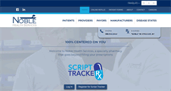 Desktop Screenshot of noblehealthservices.com